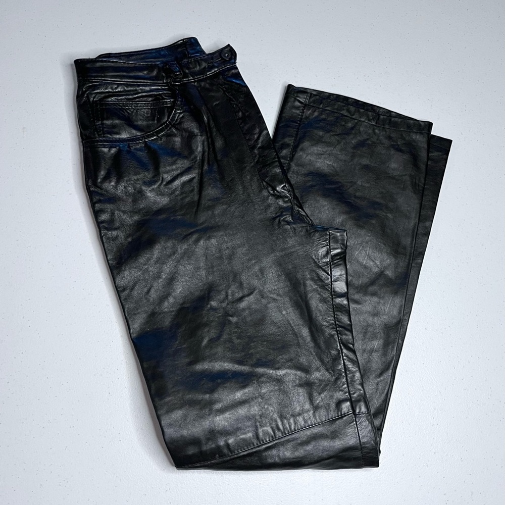 Vintage Bagatelle Women’s Black Leather Pants SZ 6